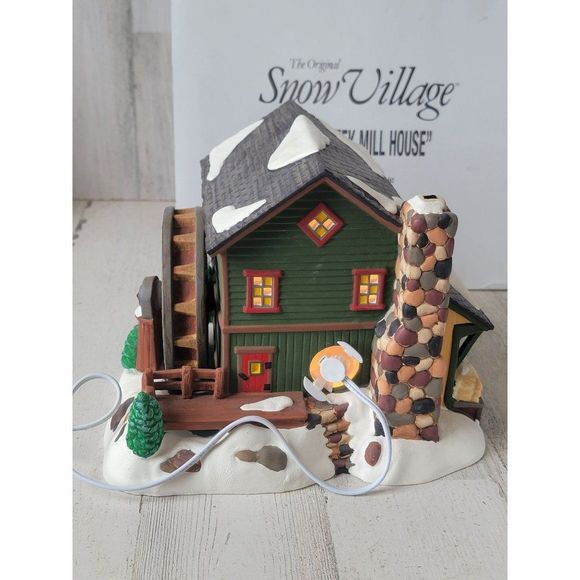 Dept 56 54932 Rock Creek Millhouse Snow Village accessory Xmas - Picture 7 of 10